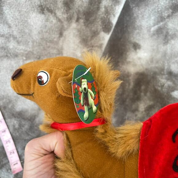 Vintage Christmas Camel Plush Tis The Season Red Y2K Stuffed Animal Toy w/ TAGS - Picture 8 of 12
